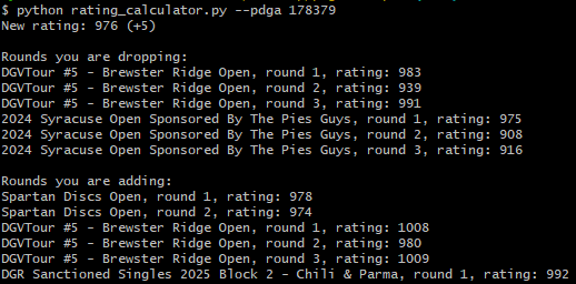Screenshot of Script CLI